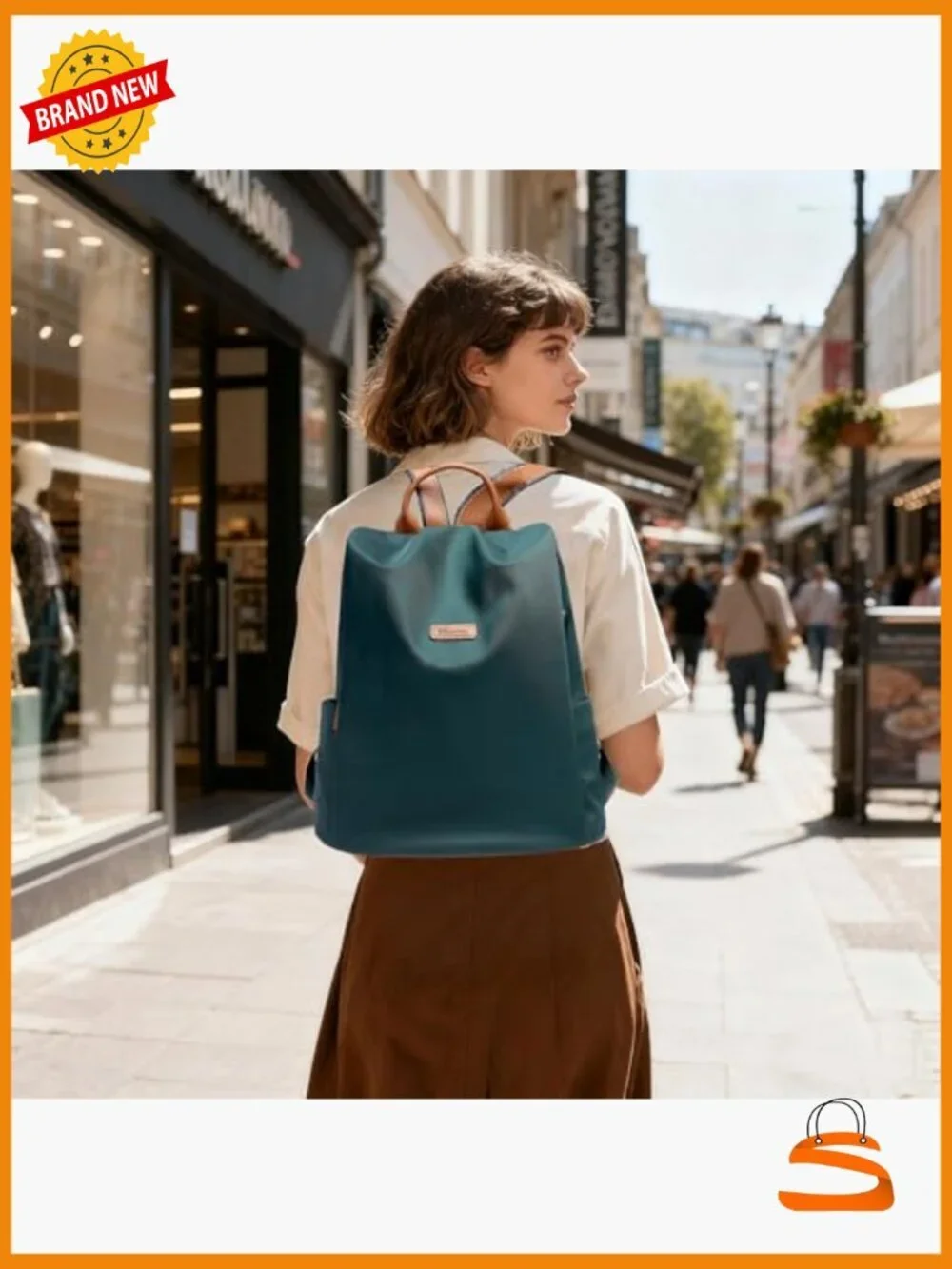 Women's Nylon Anti-theft Lightweight Small Backpack Purse Water Resistant